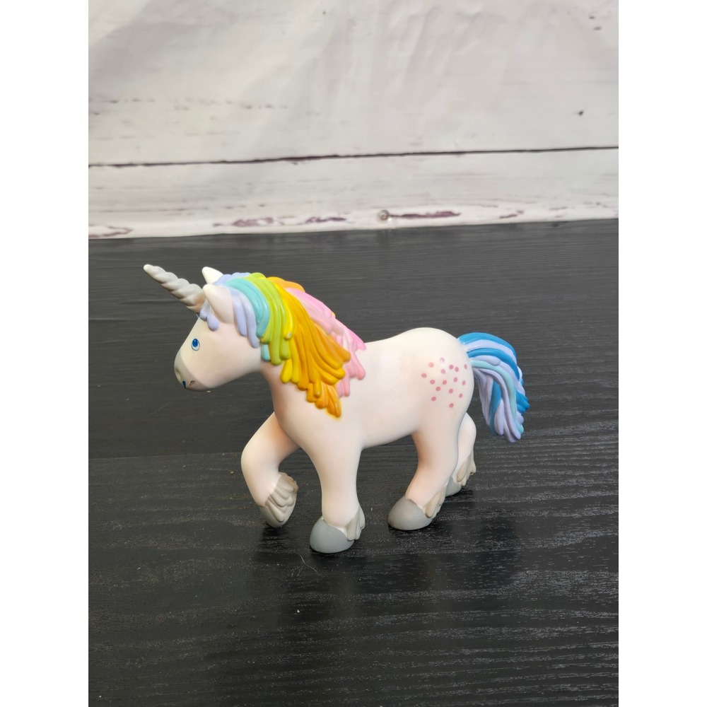 HABA Little Friends Rainbow Unicorn Figure White Fantasy Toy Animal 303891